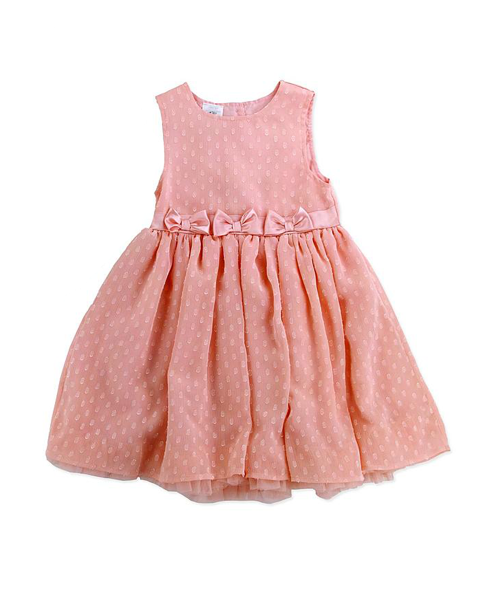 Vestido con tres moñas