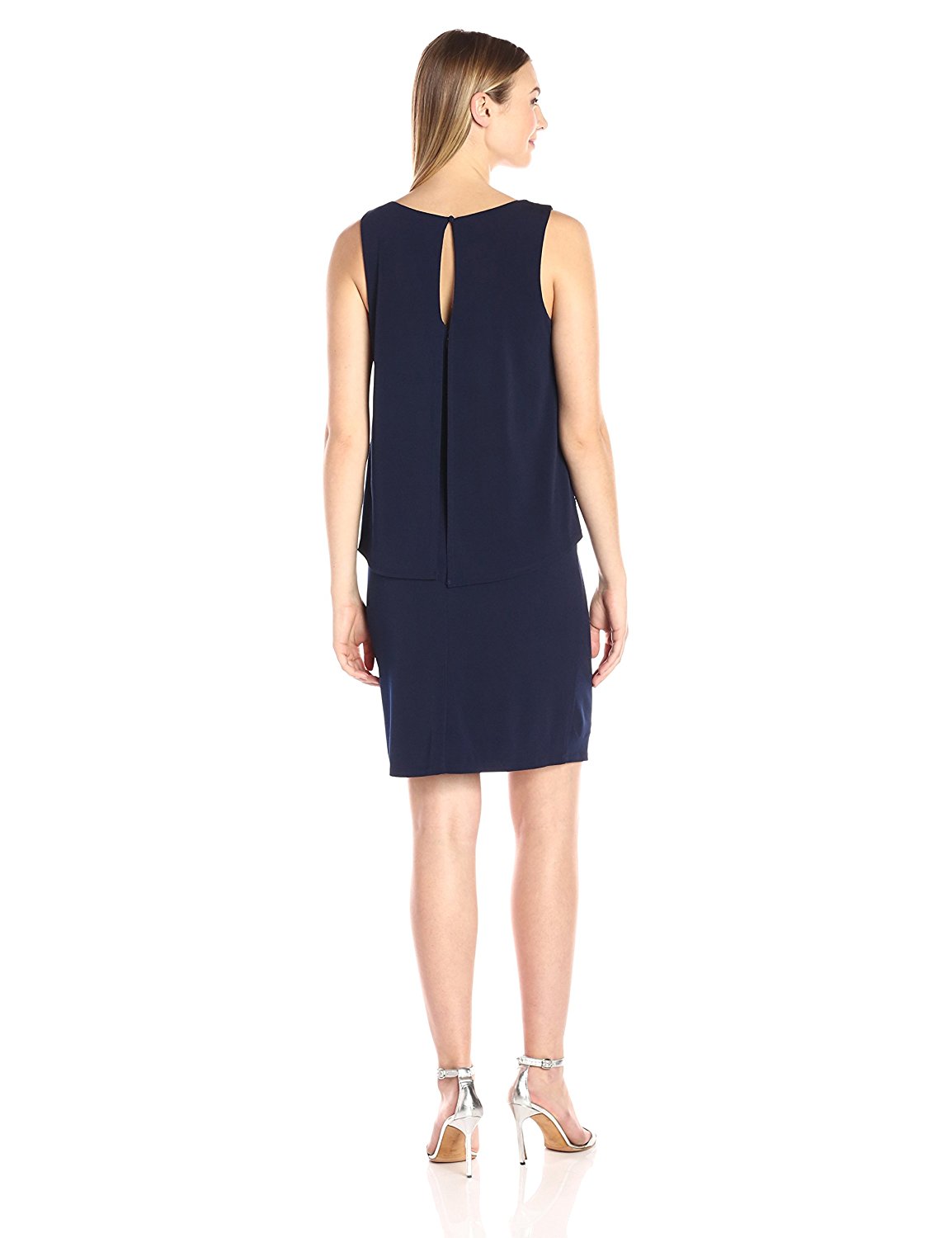 Vestido con top bordado
