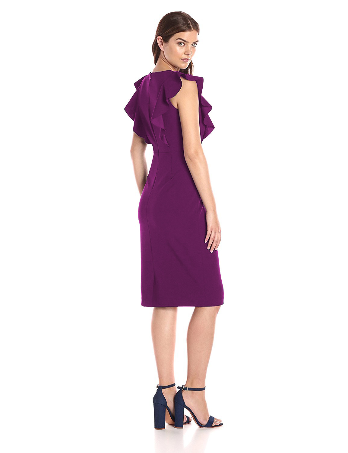 Vestido con volado en manga