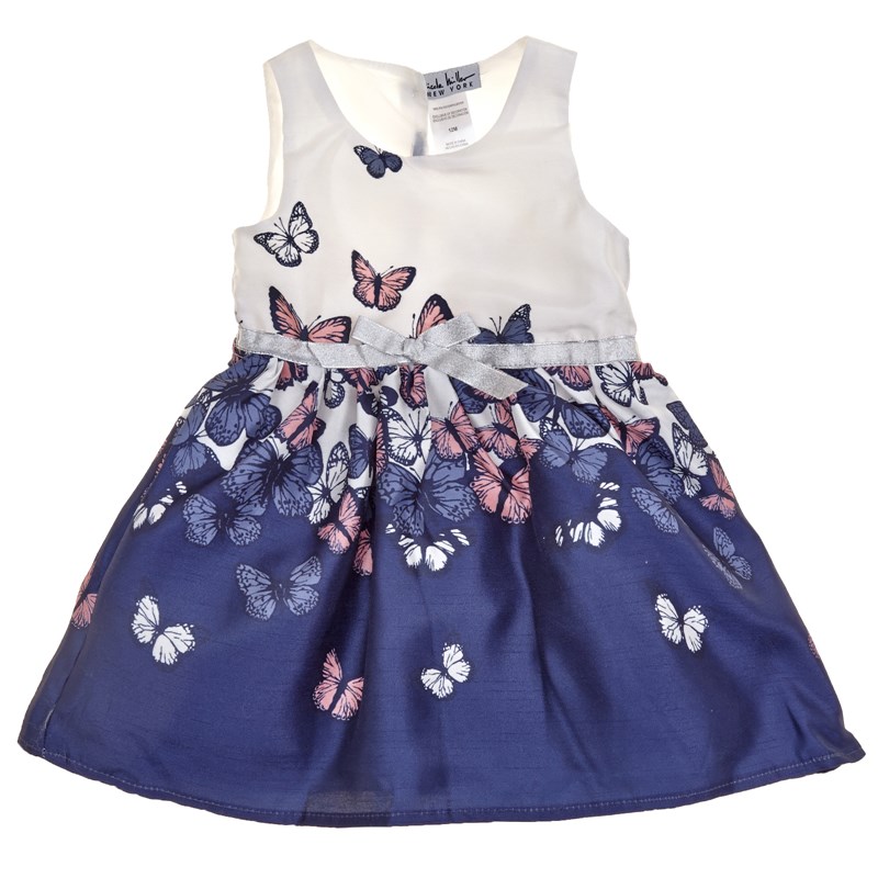 Vestido con estampado de mariposas