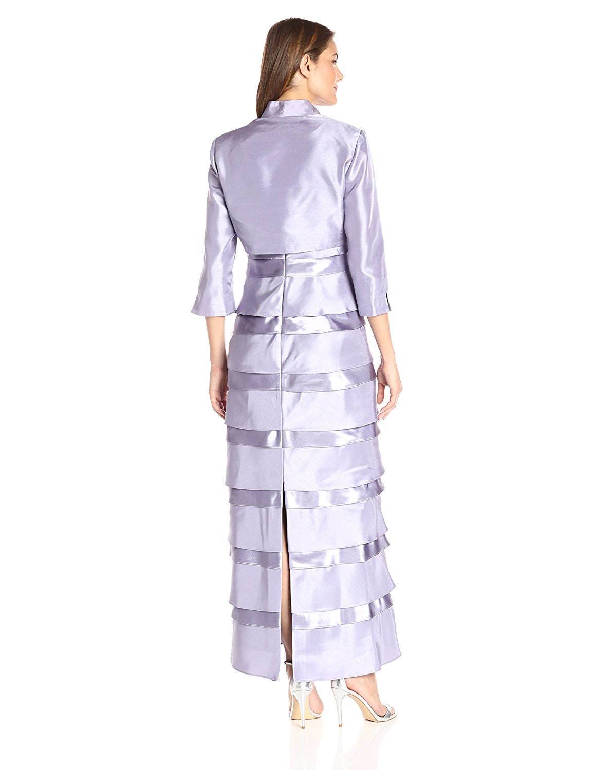 Conjunto de torera y vestido largo