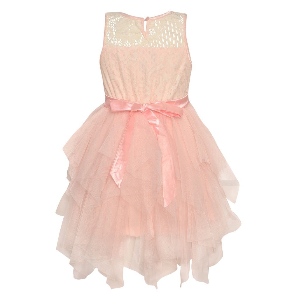 Vestido con falda en tul