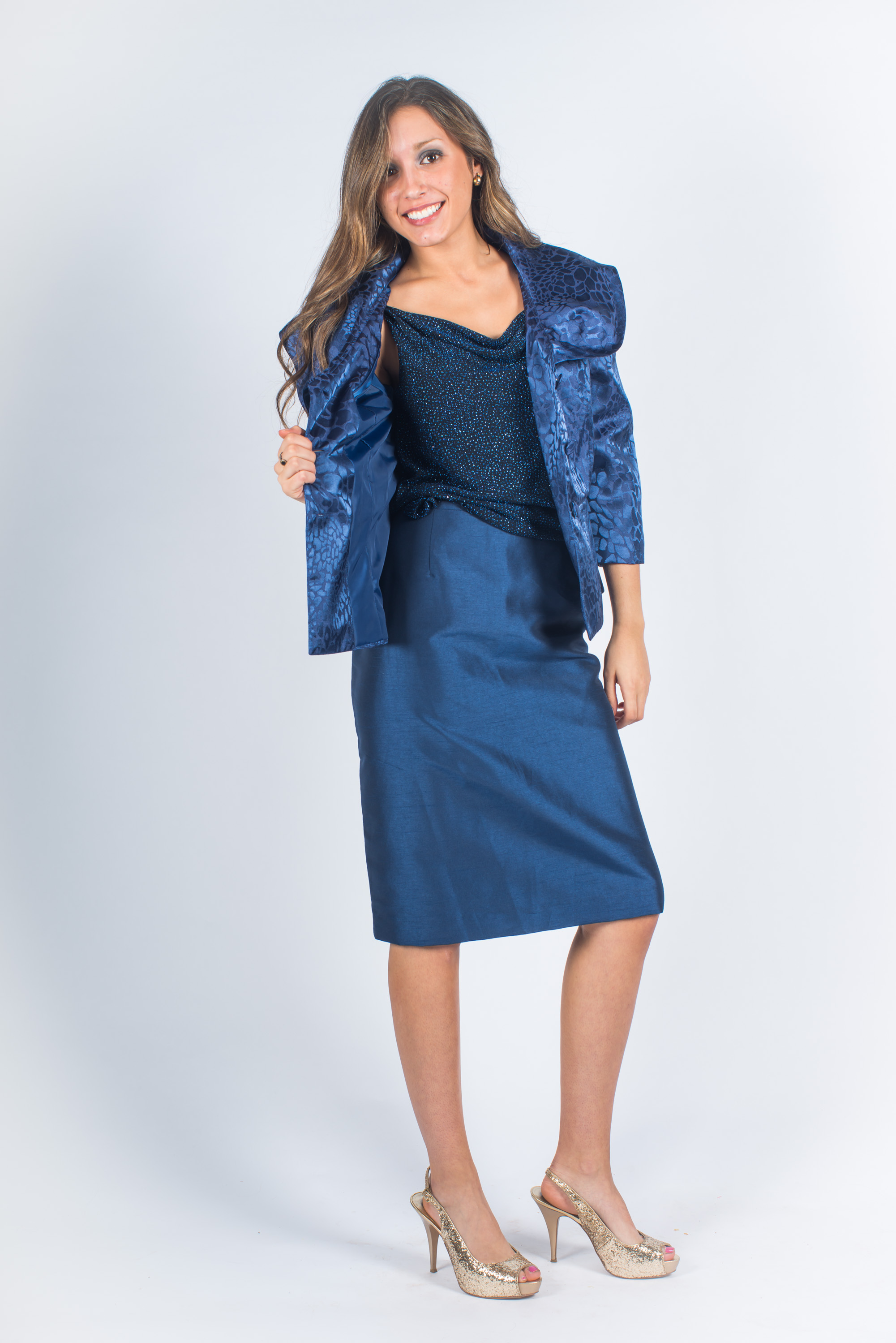 Chaqueta con trama animal print