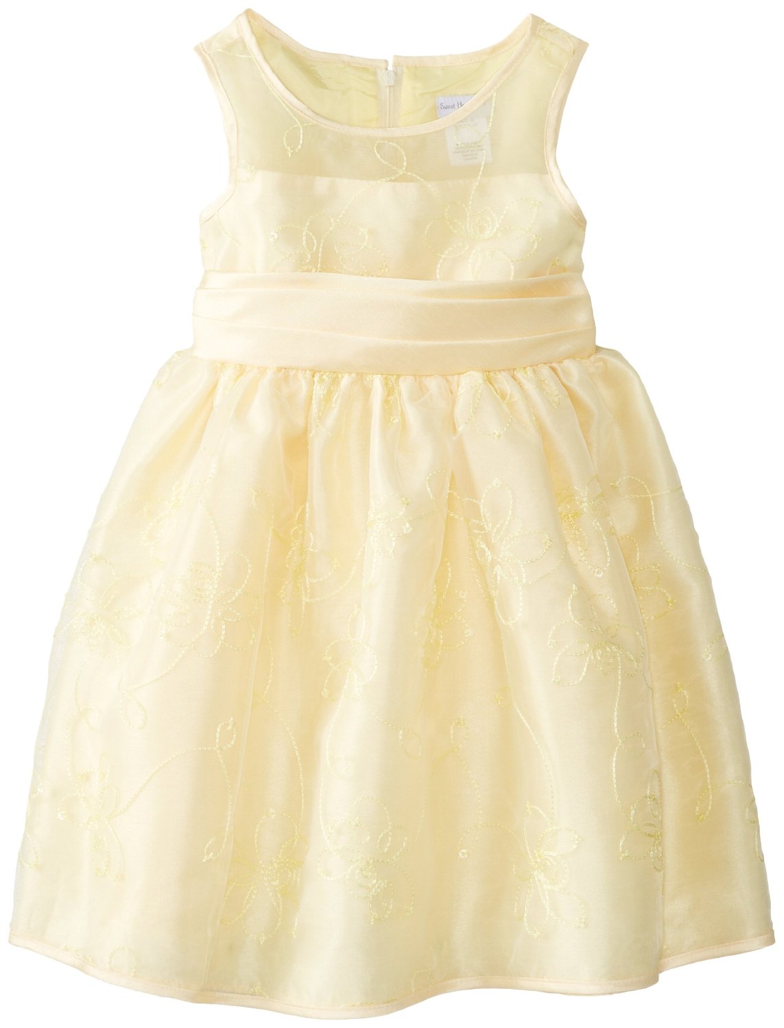 Vestido bordado en hilo