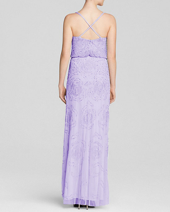 Vestido bordado con top suelto
