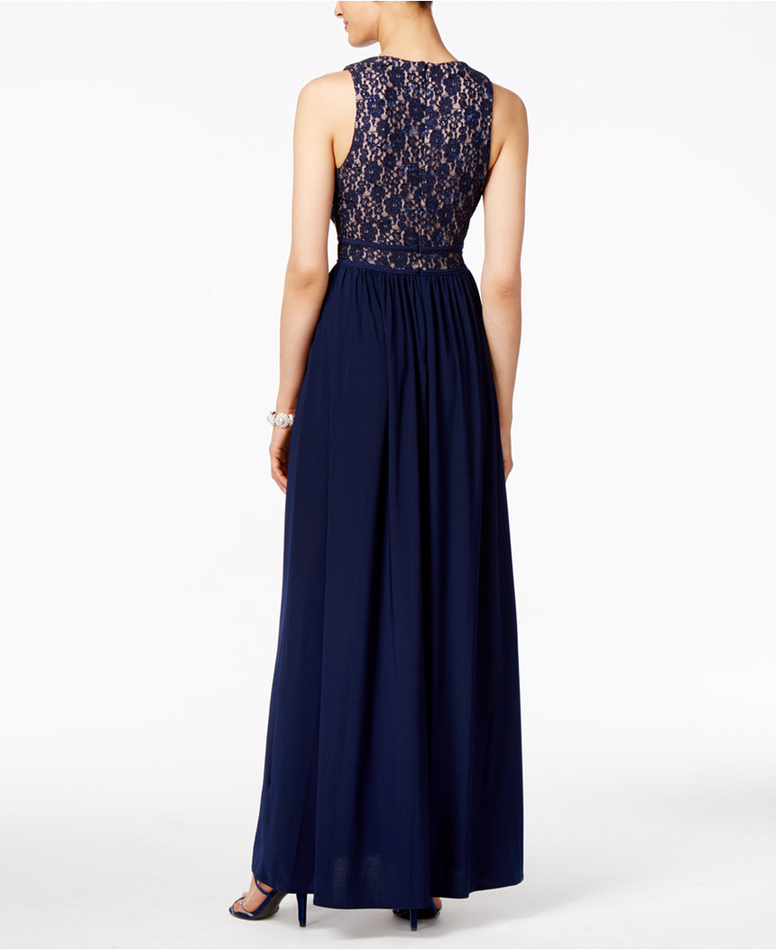 Vestido con top de encaje