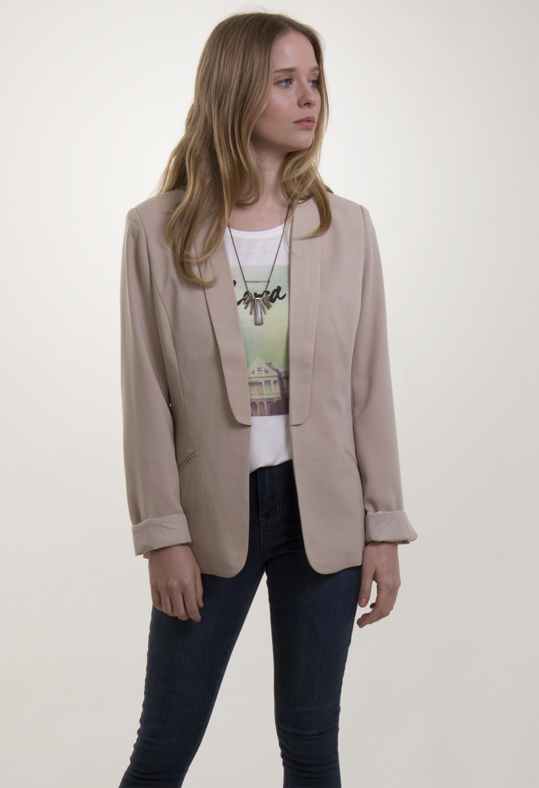Chaqueta beige