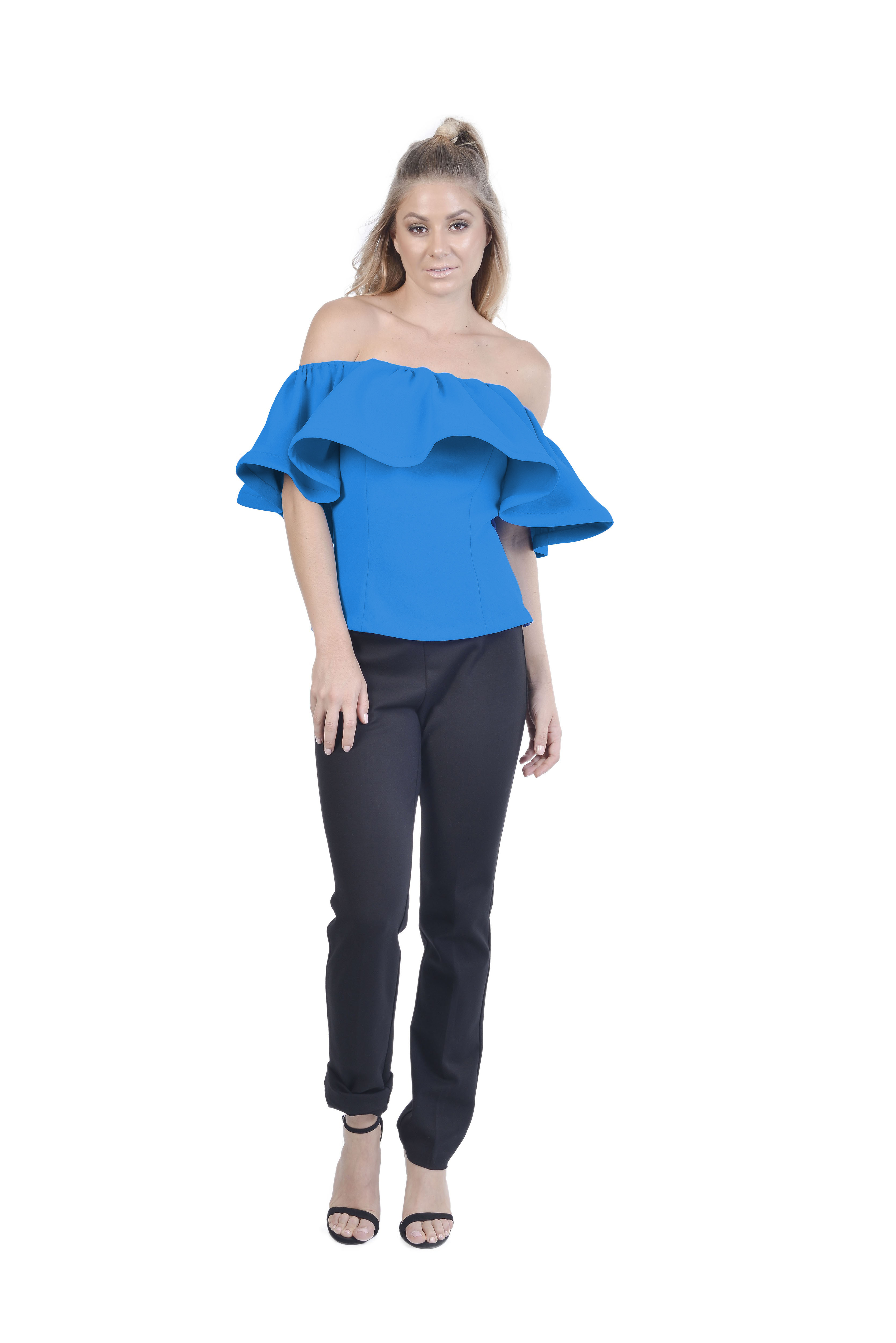 Blusa con volado