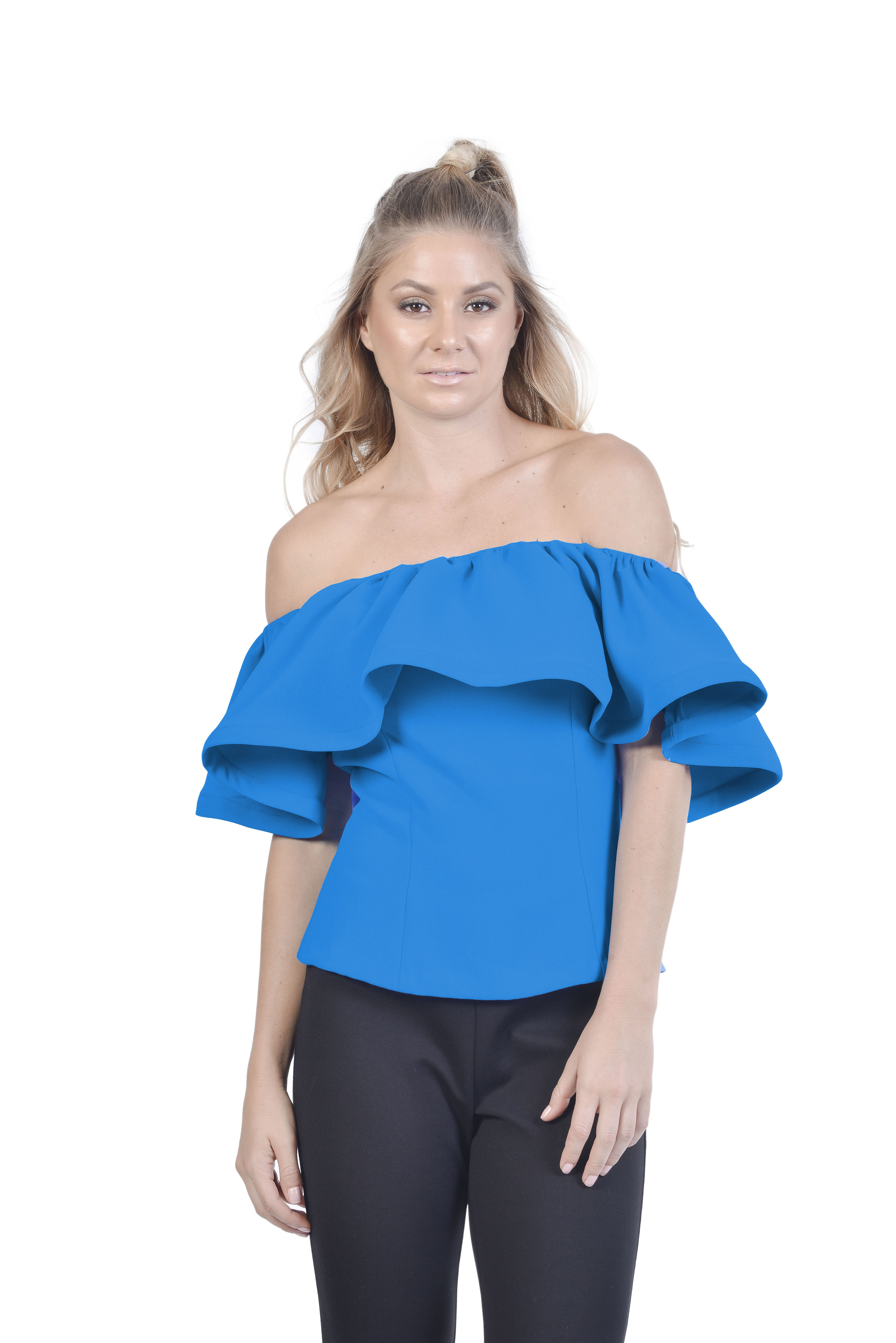 Blusa con volado