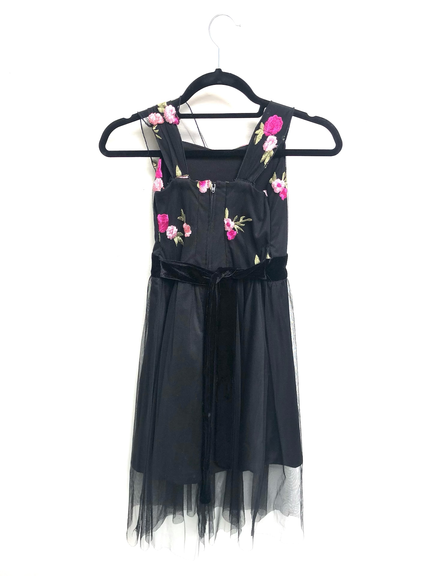 Vestido con top floreado