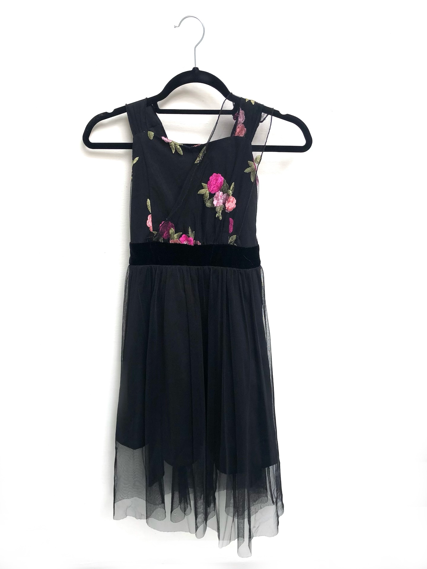 Vestido con top floreado