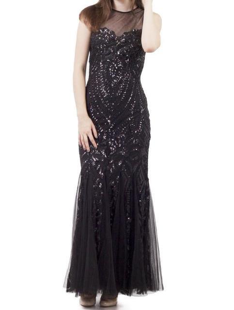 Vestido todo bordado
