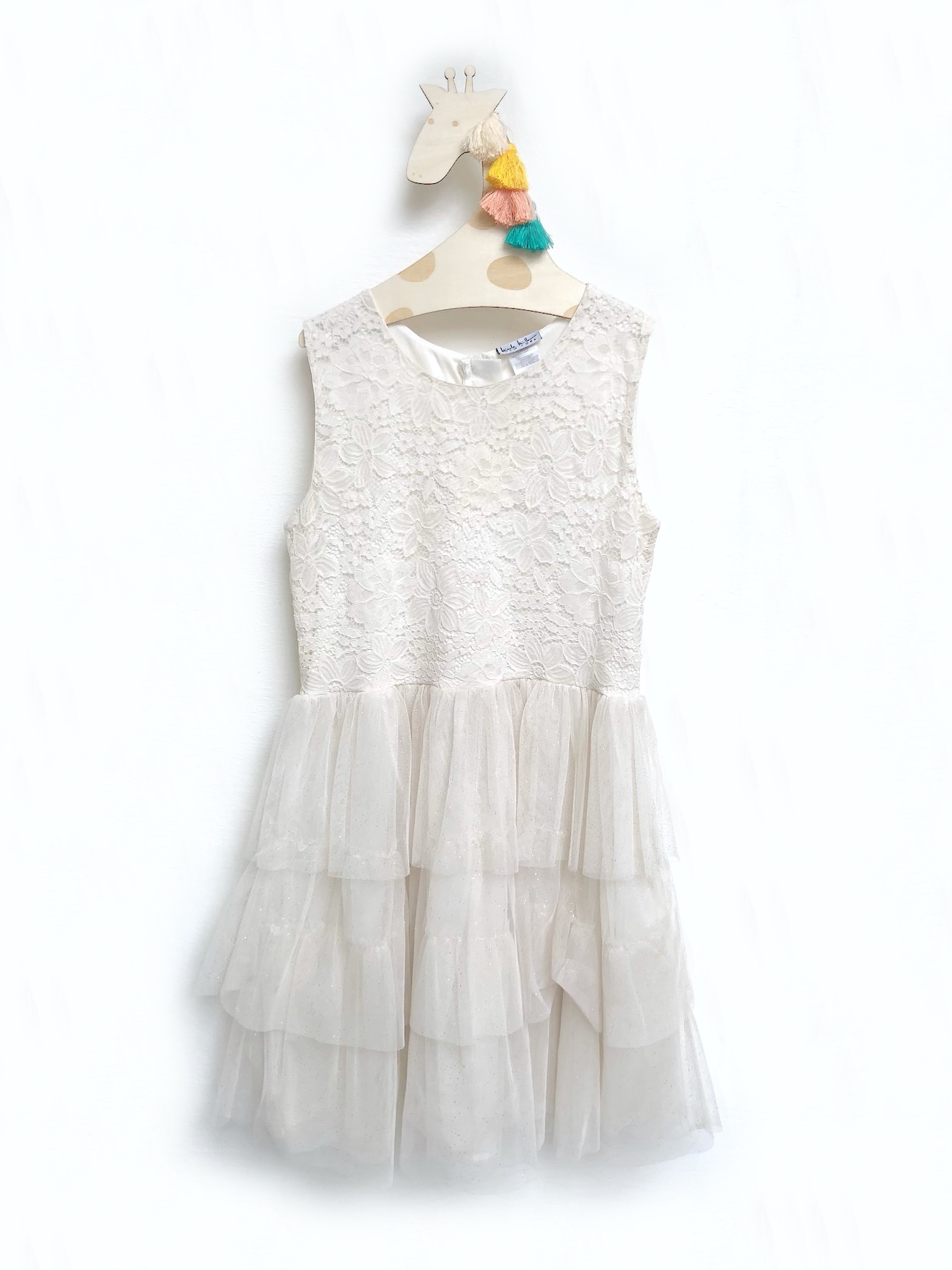 Vestido con top de encaje