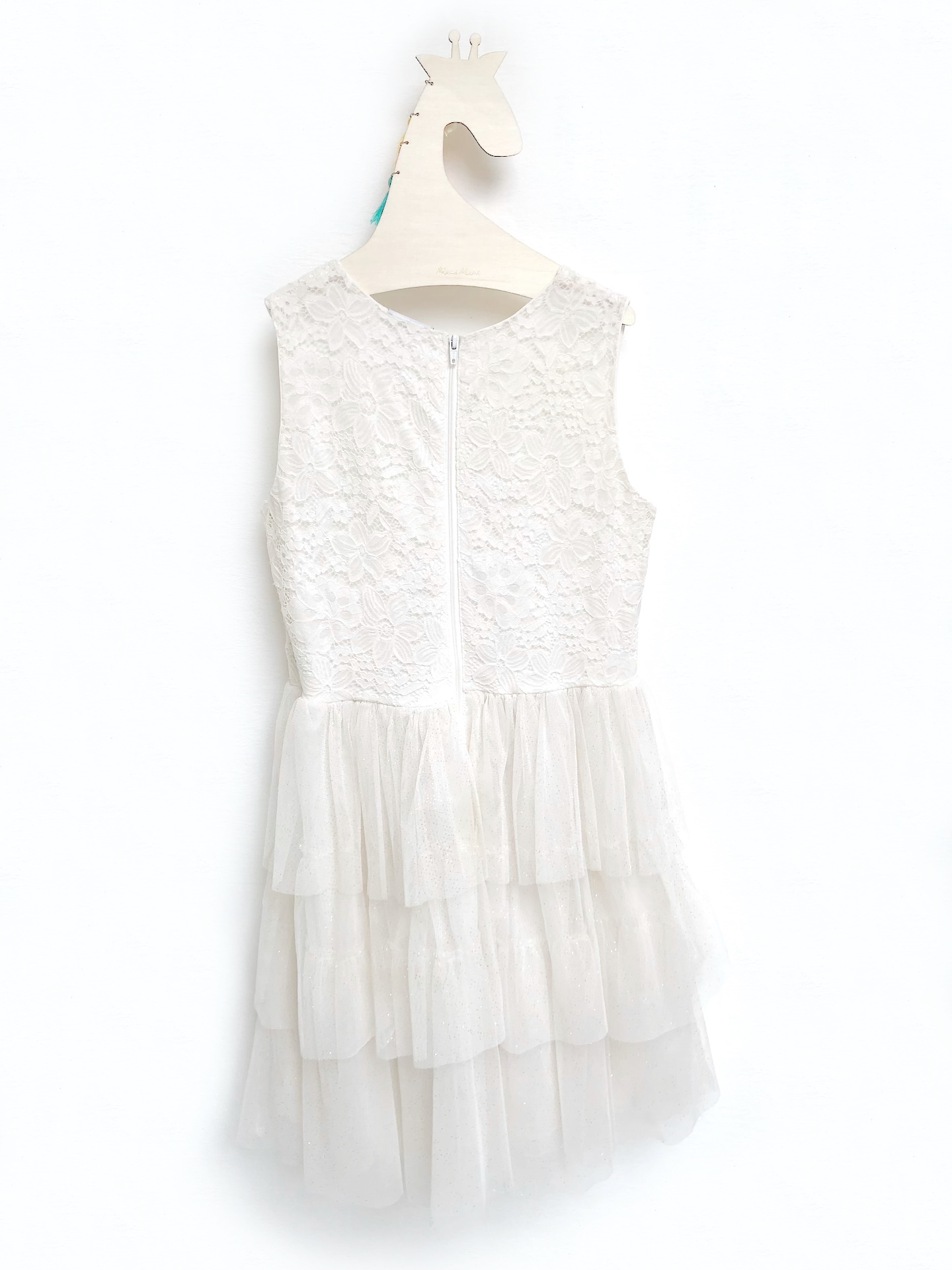 Vestido con top de encaje