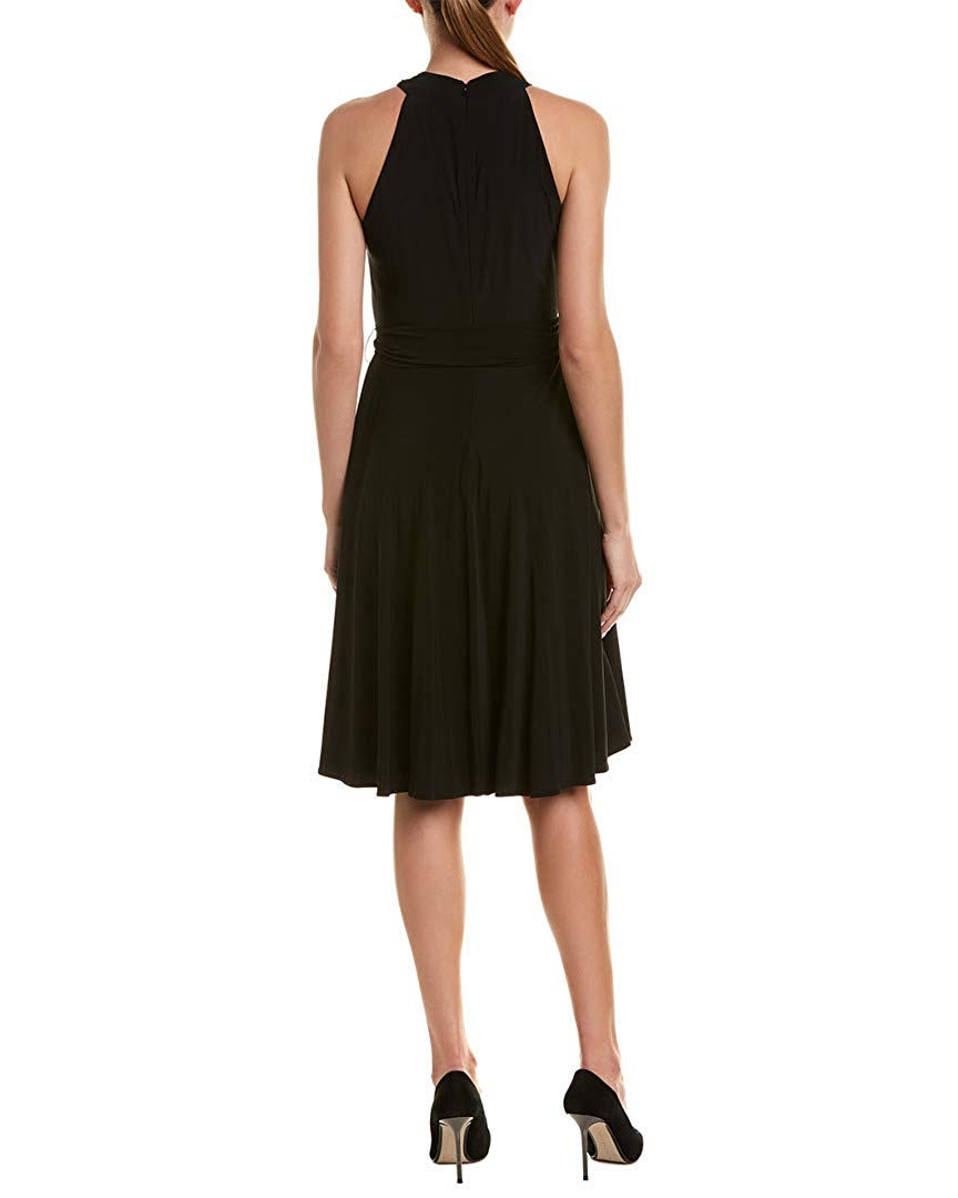 Vestido con escote cruzado