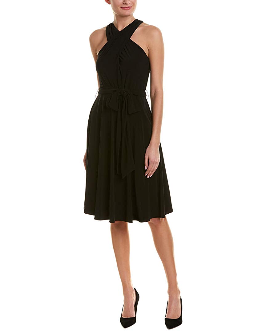 Vestido con escote cruzado