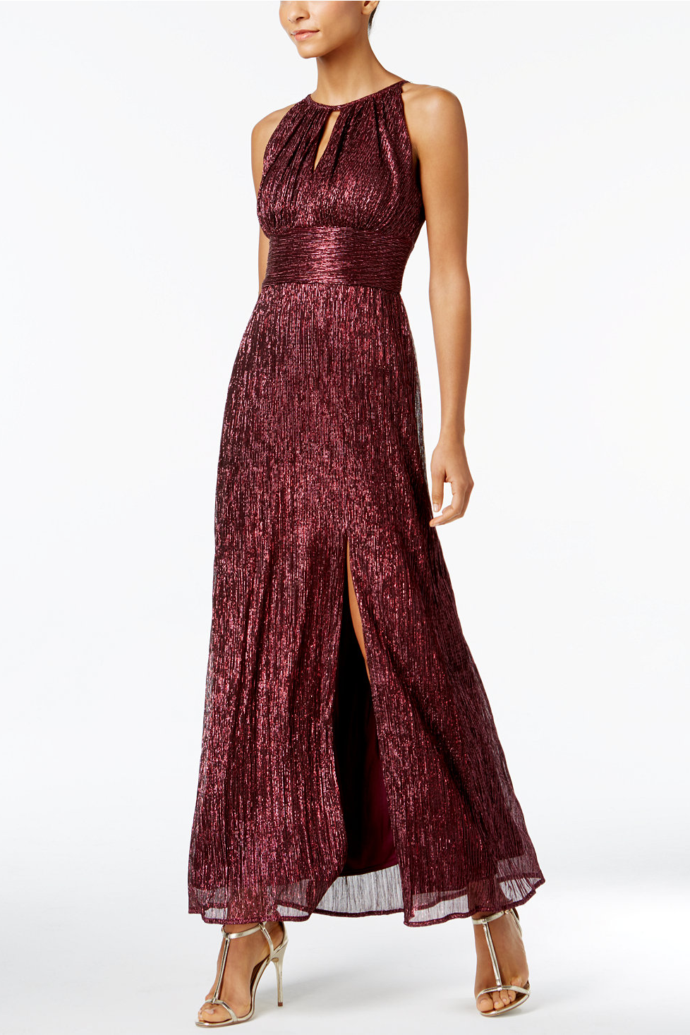 Vestido con corte en cintura