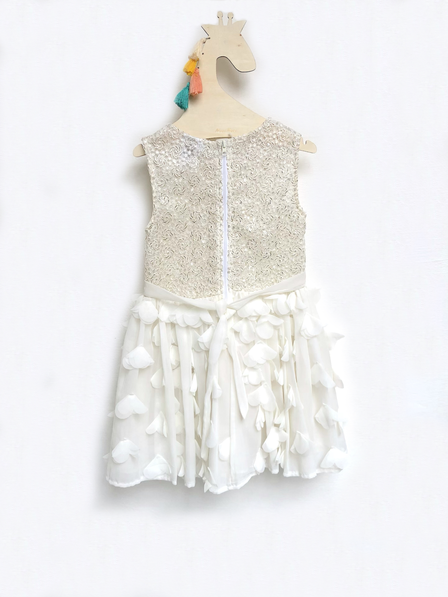Vestido con top de encaje