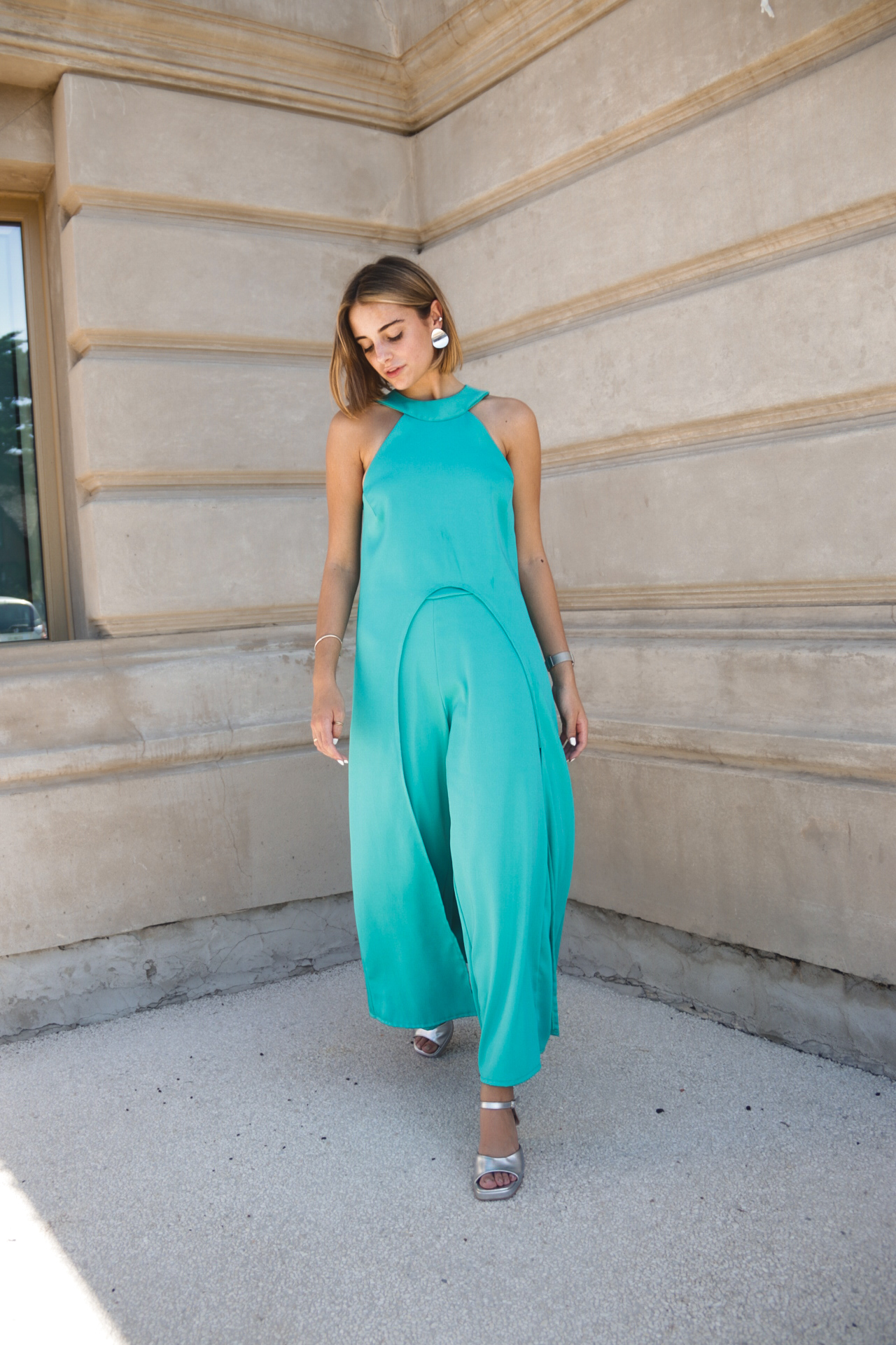 Conjunto de blusa y palazzo