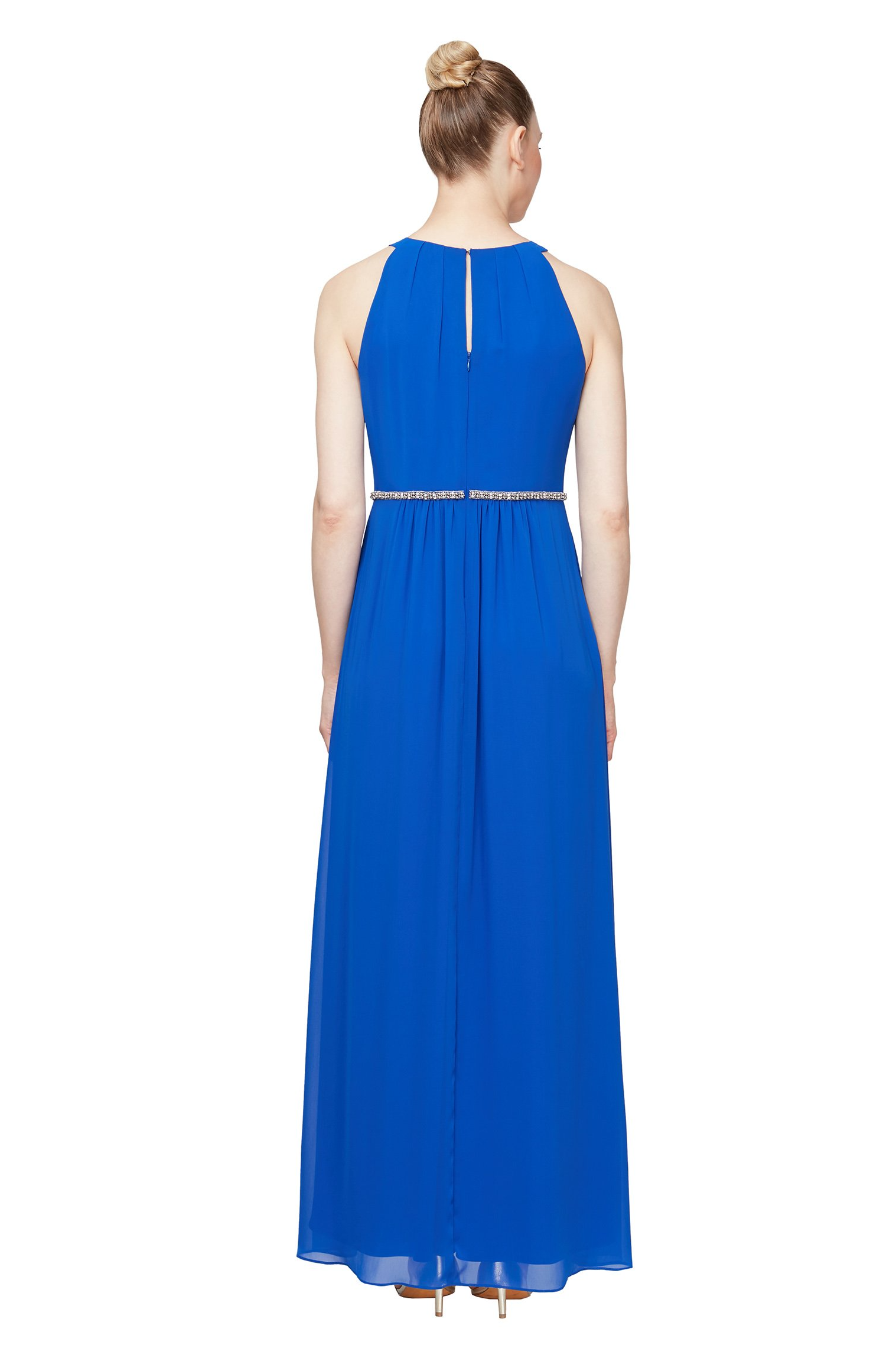 Vestido con bordado en cintura