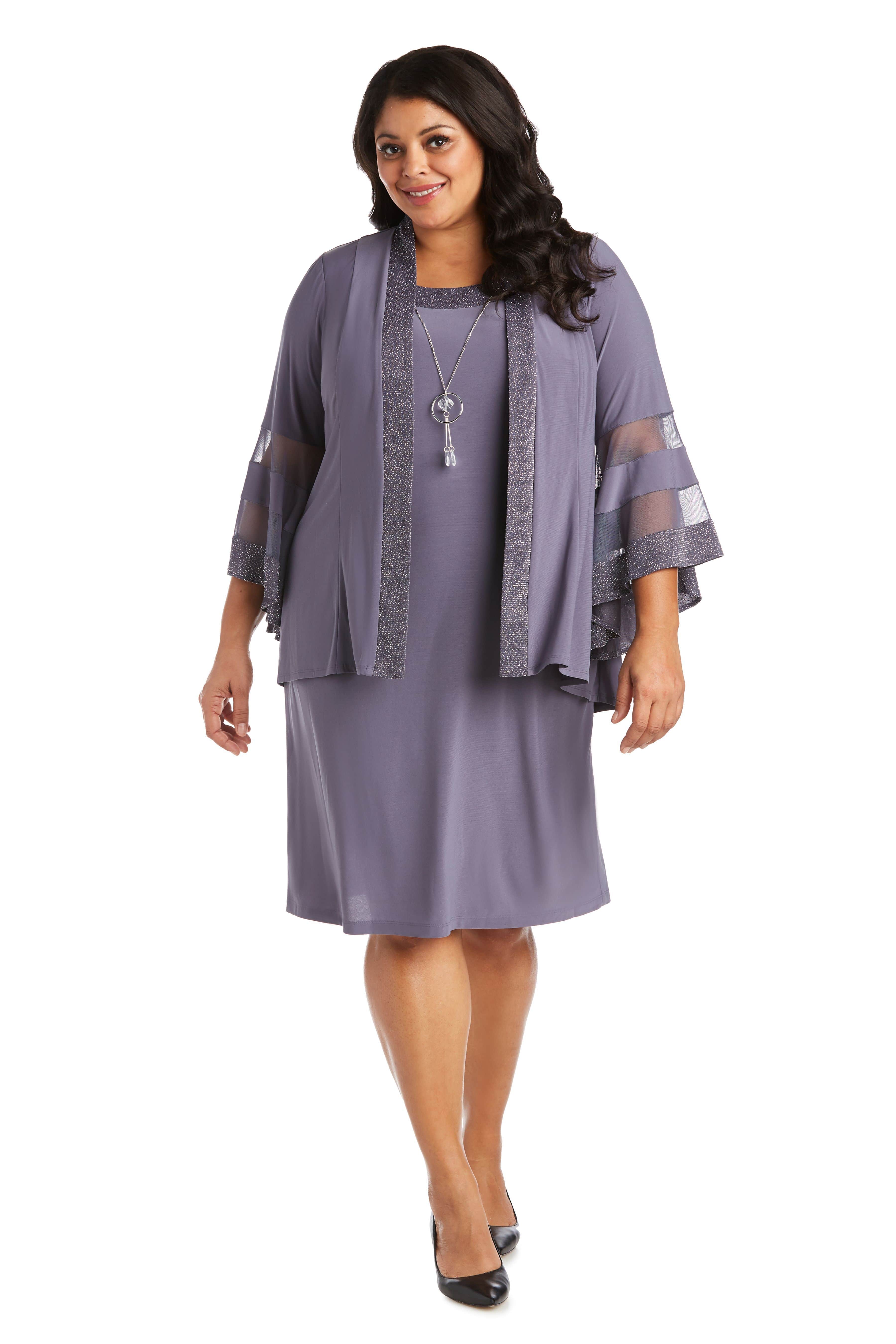 Conjunto de vestido corto y chaqueta