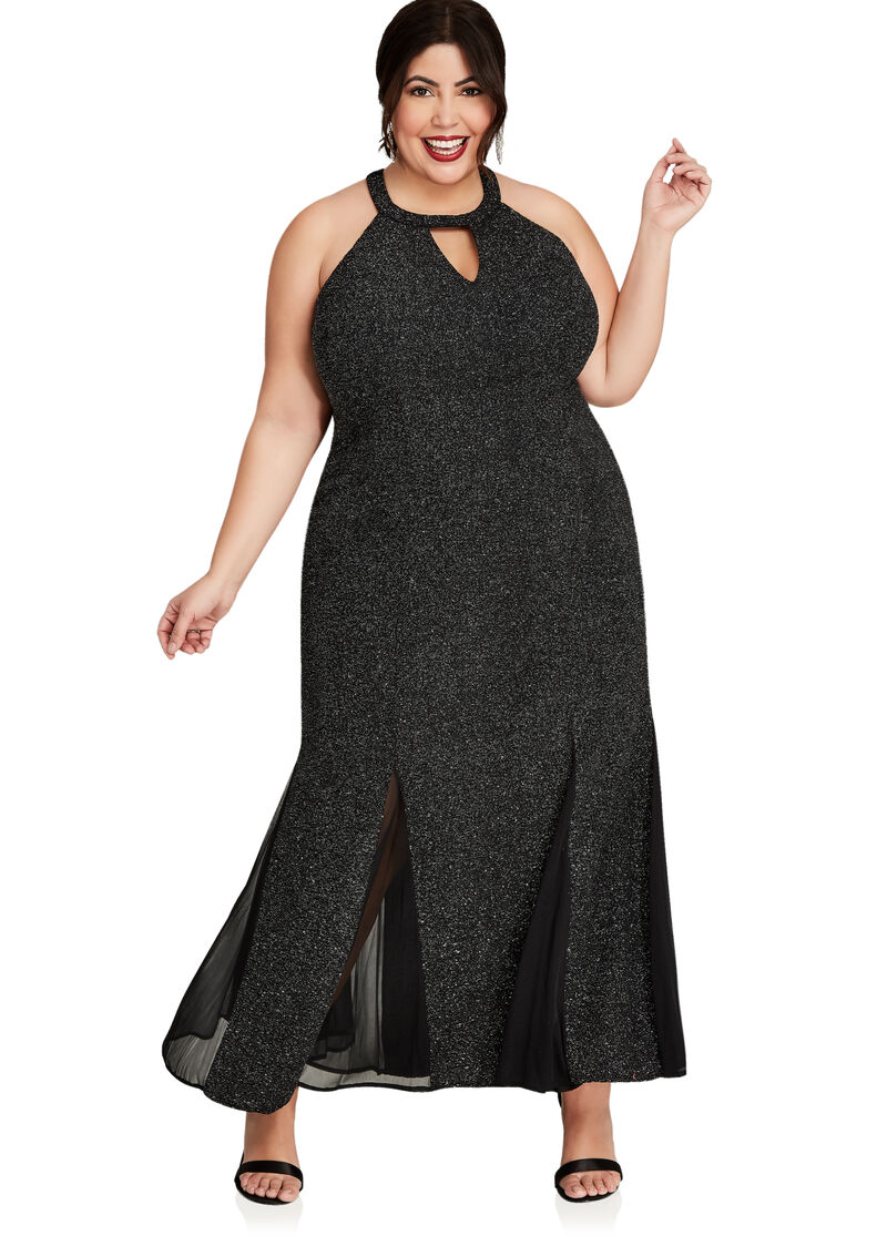 Vestido con godets en tul