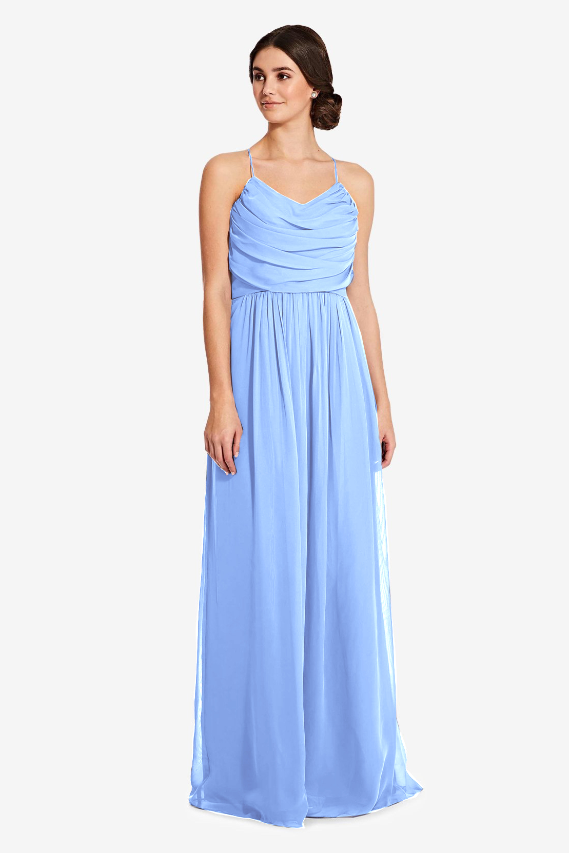 Vestido con top drapeado