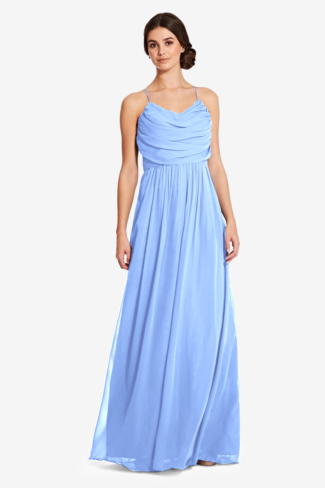 Vestido con top drapeado
