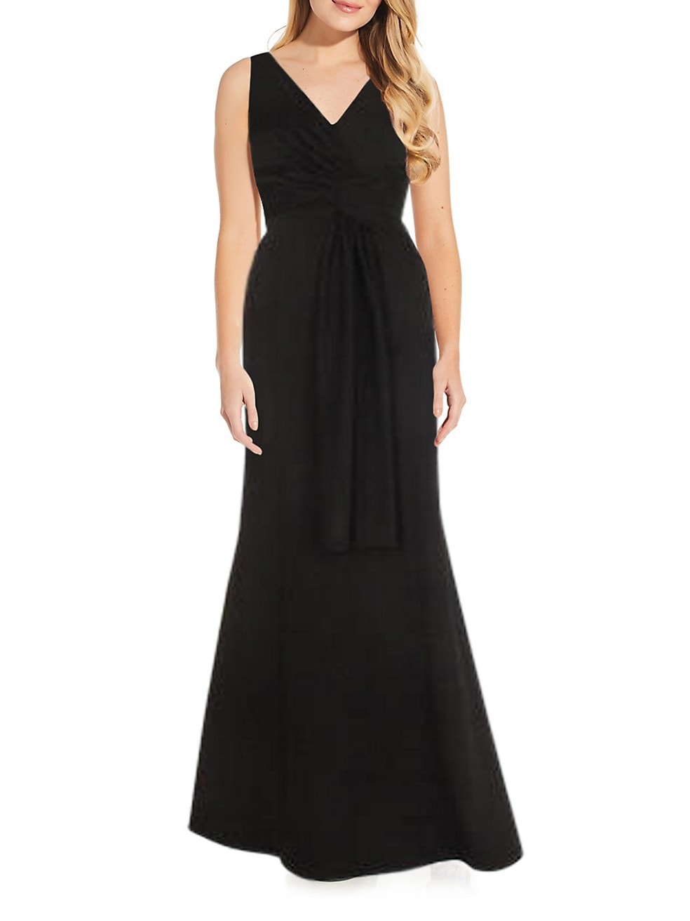Vestido con nudo al frente
