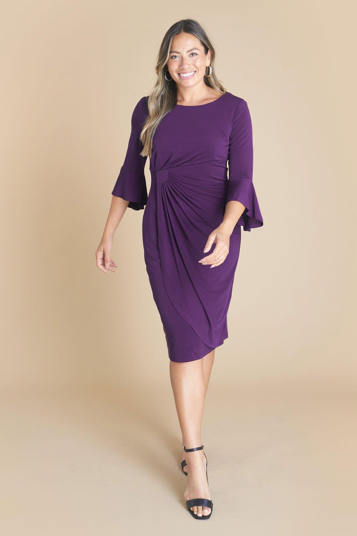 Vestido manga 3/4