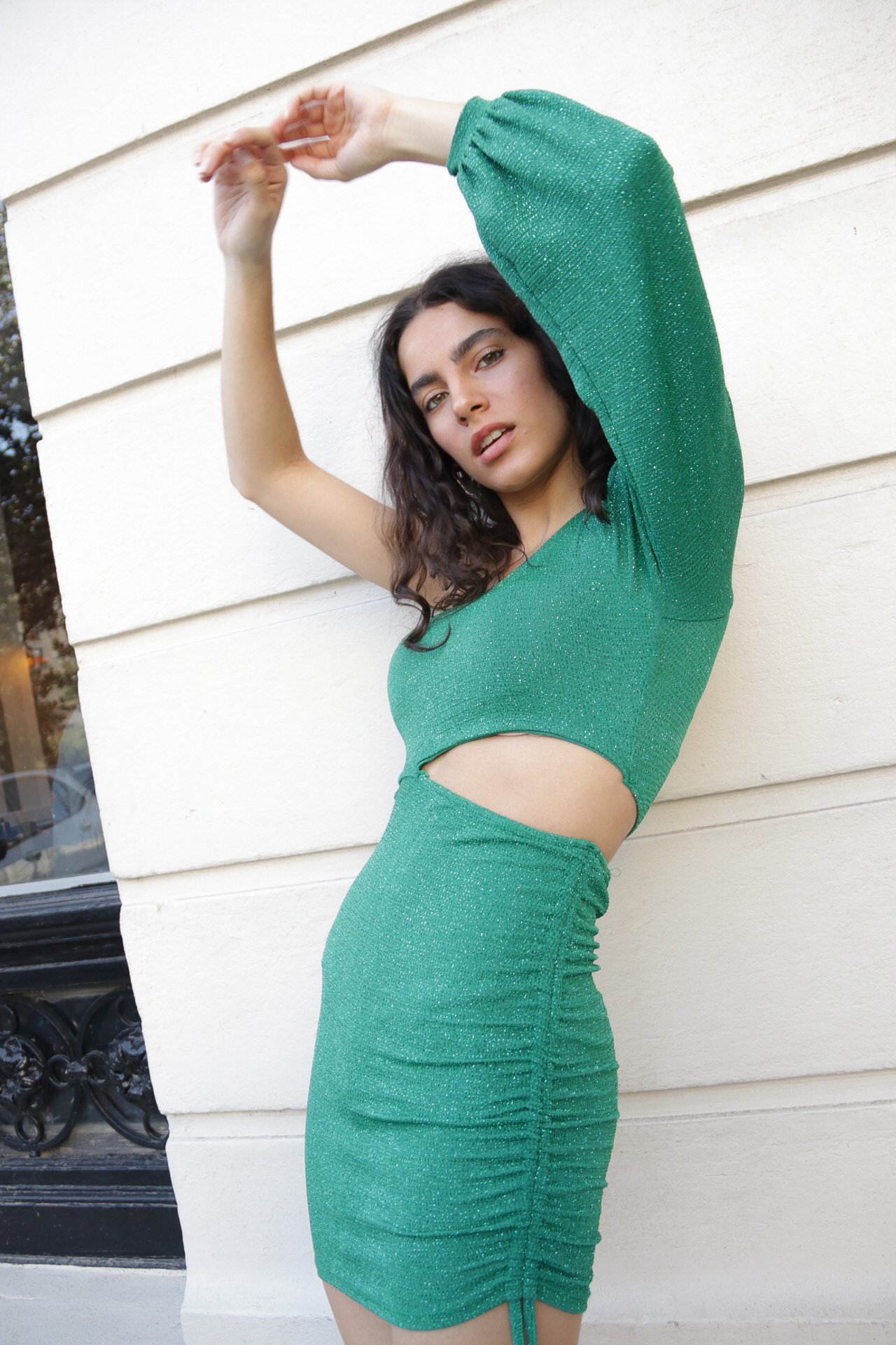 Vestido con un solo hombro