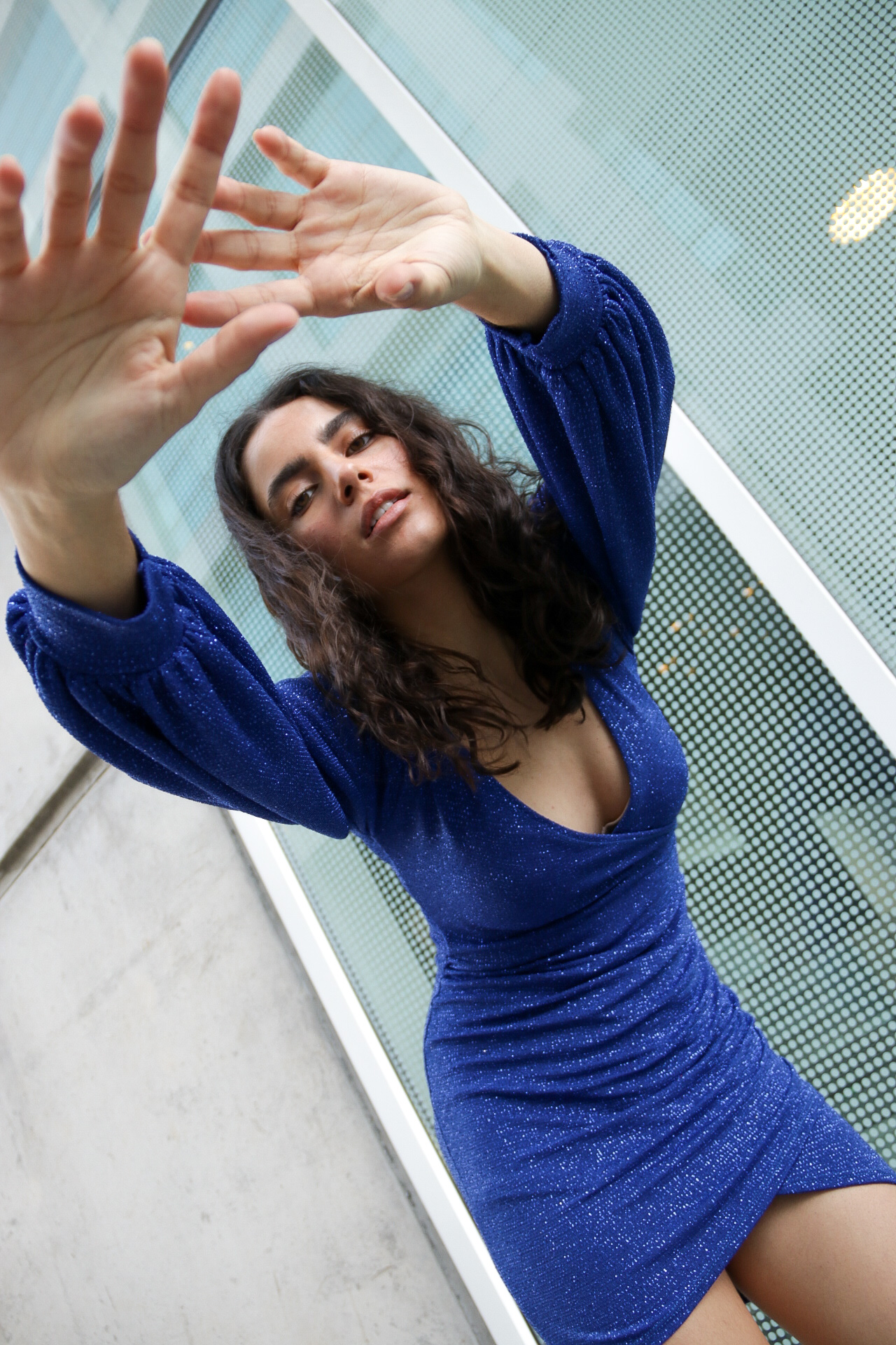 Vestido con manga larga