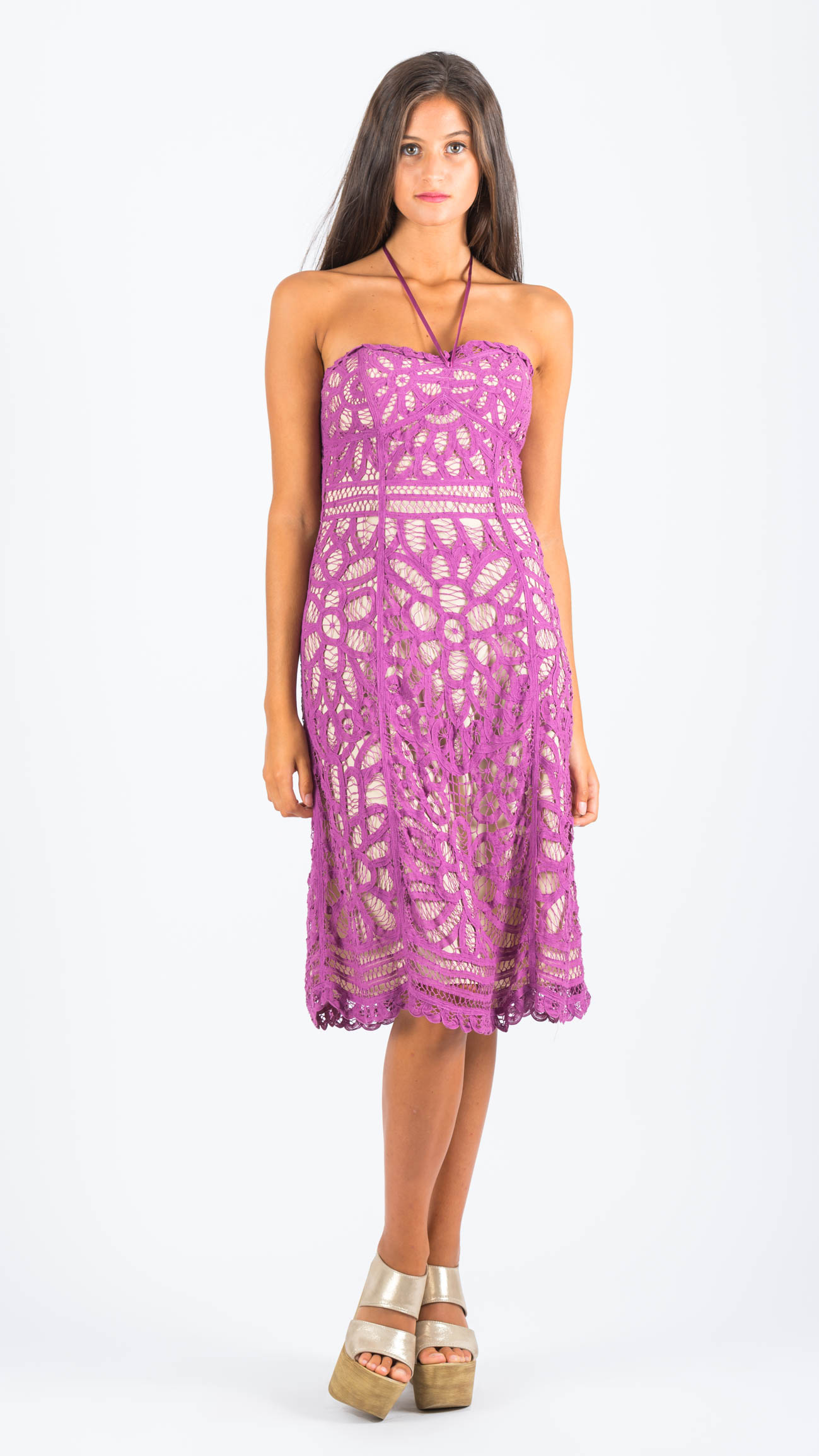 Vestido en encaje