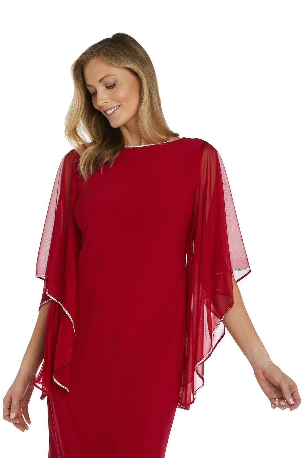 Vestido con detalles en strass