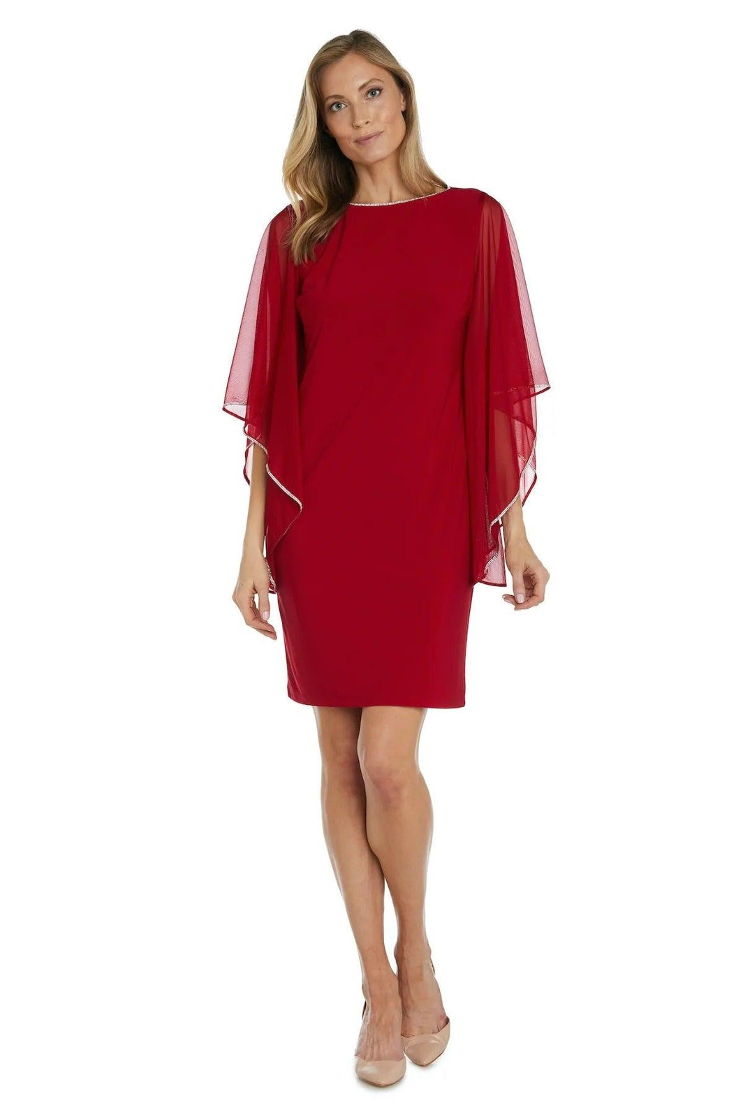 Vestido con detalles en strass