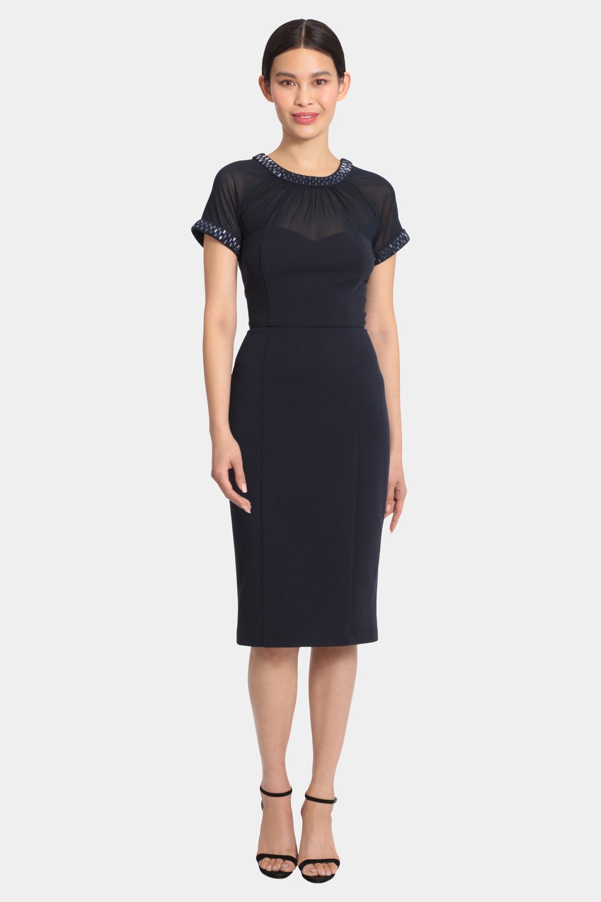 Vestido con transparencias