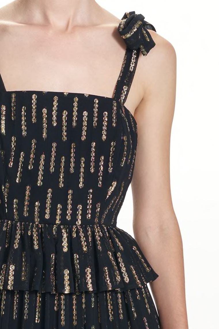 Vestido con volados