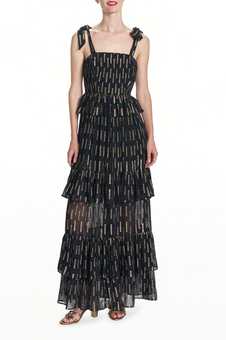 Vestido con volados