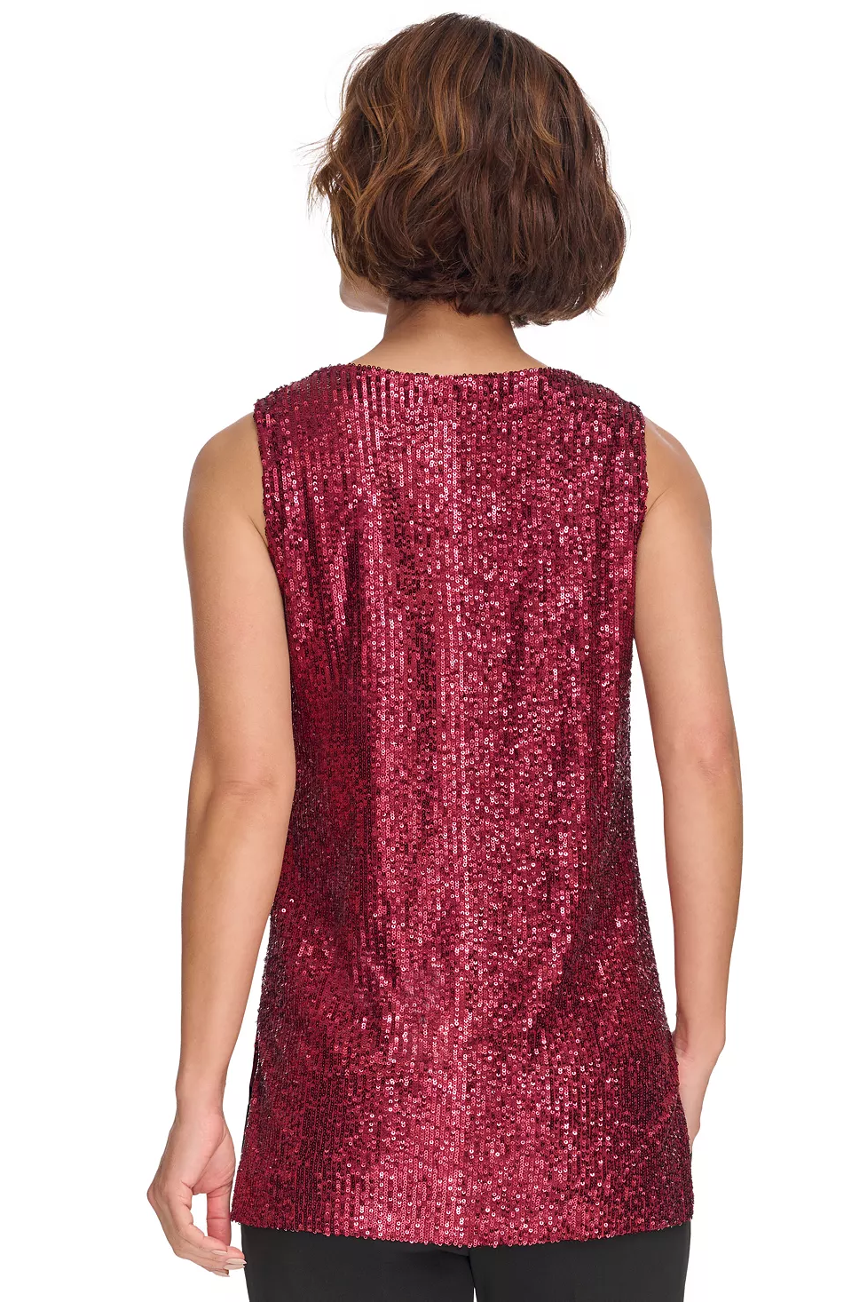 Blusa de lentejuelas roja
