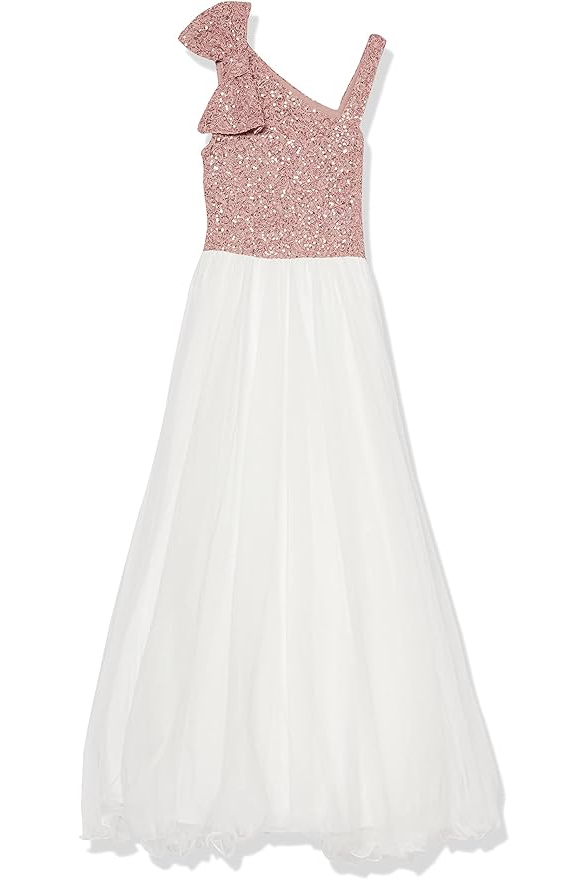 Vestido con top de lentejuelas