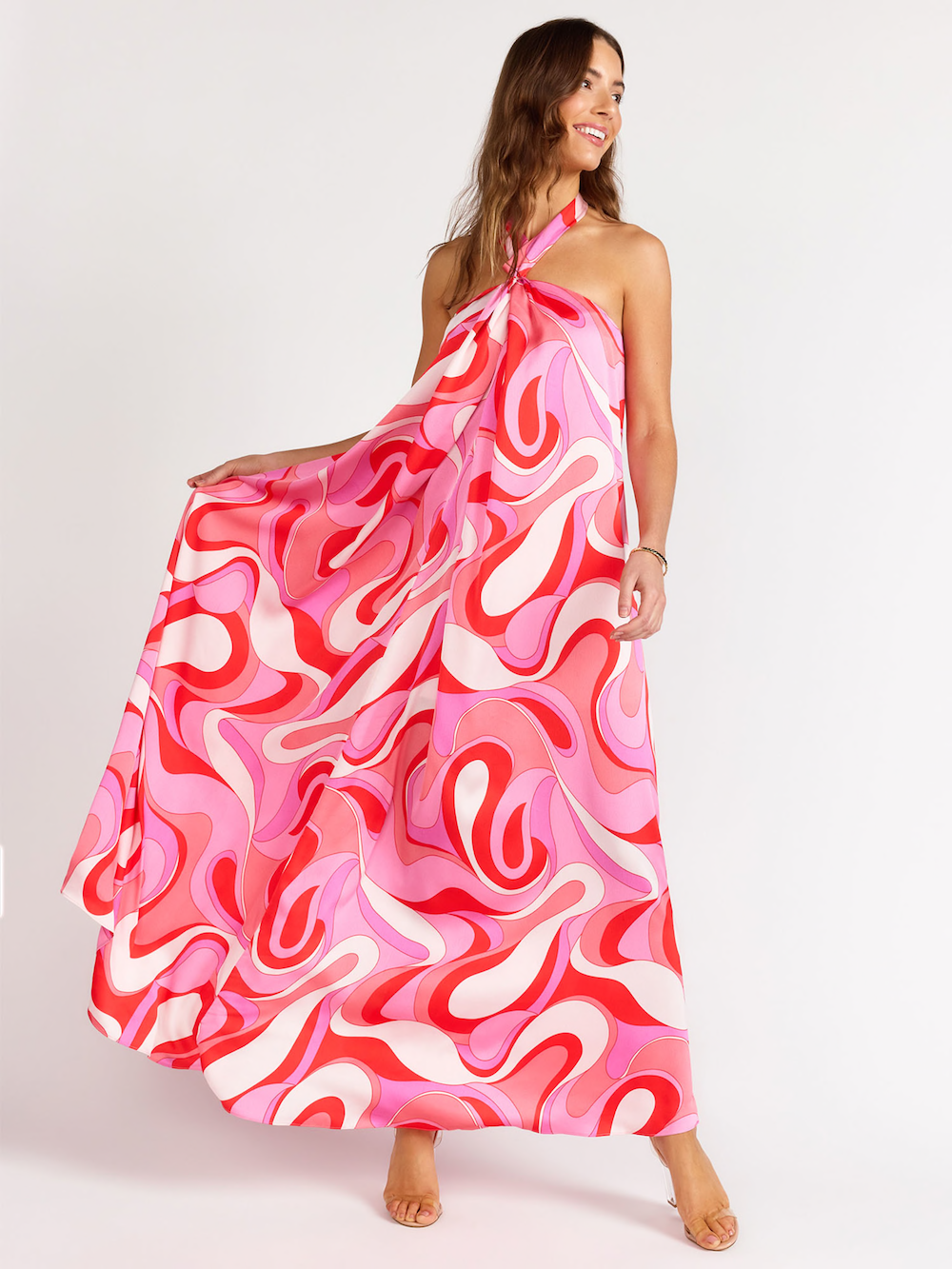 Vestido suelto estampado