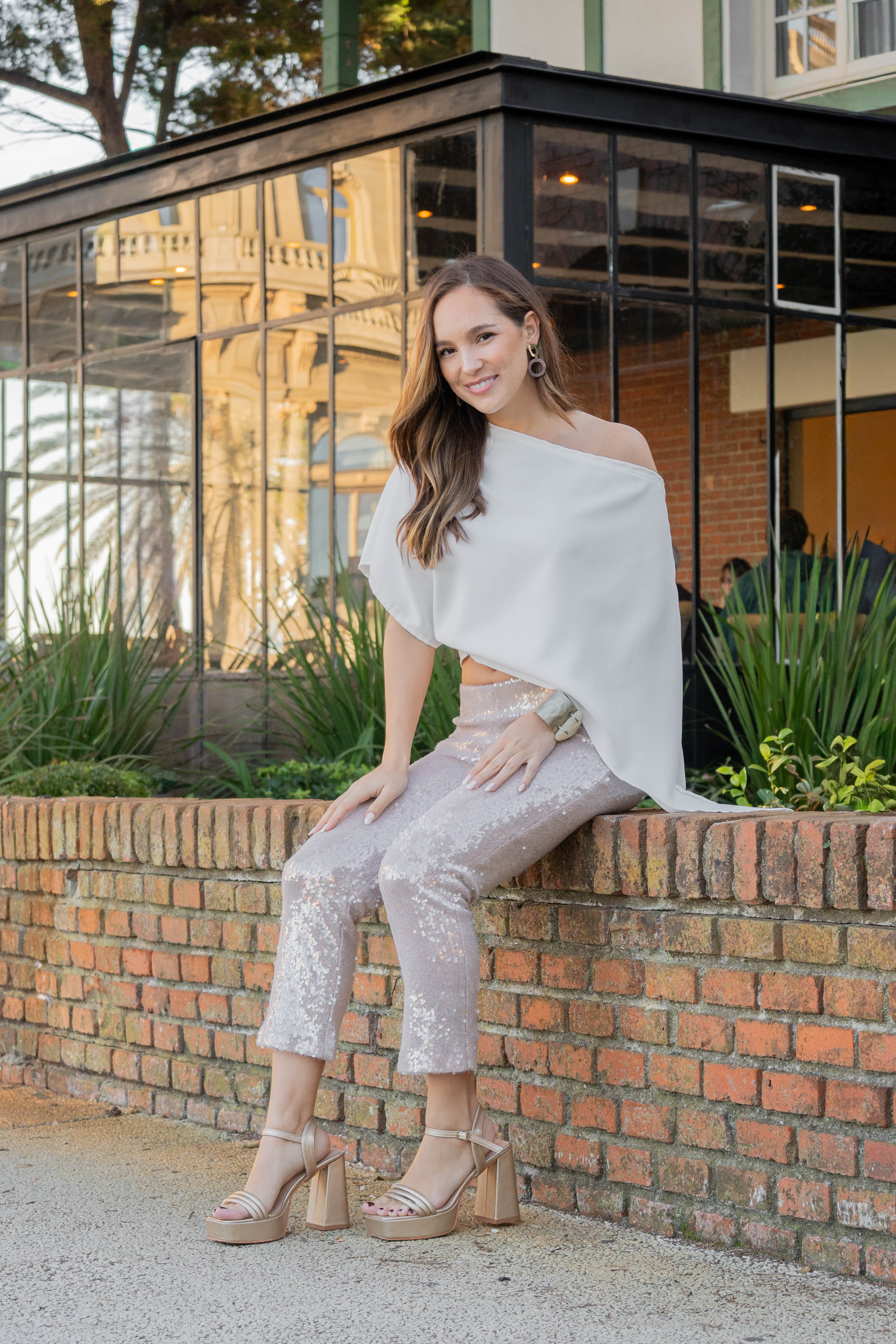 Pantalón con lentejuelas