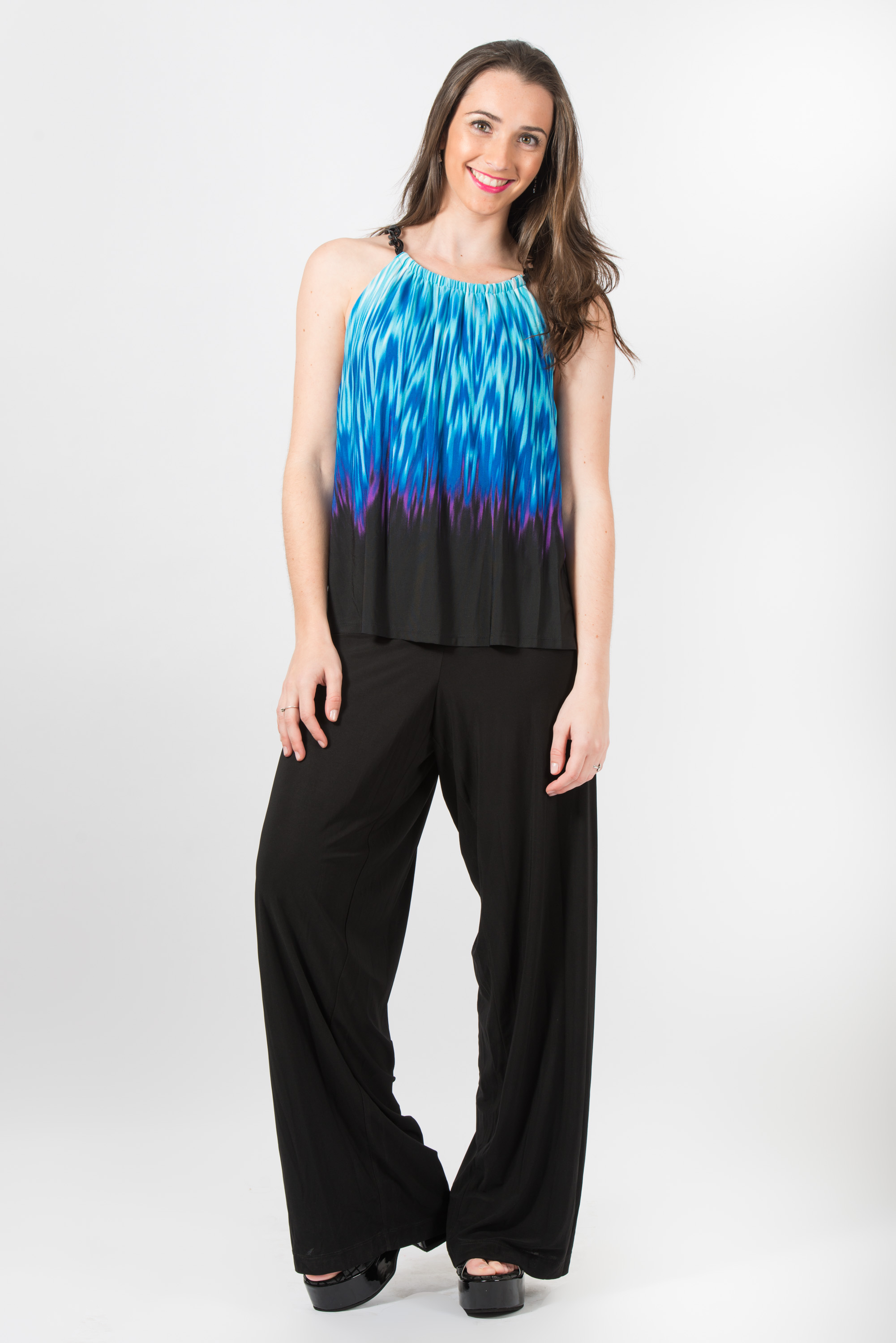 Enterito con top estampado y cadena