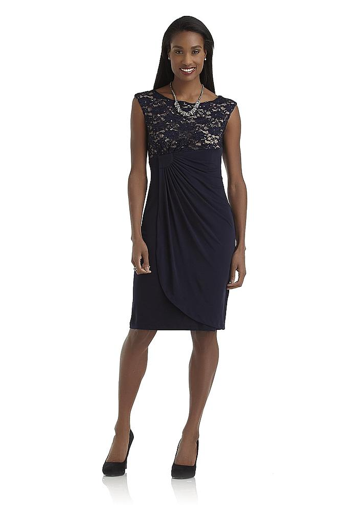 Vestido con top en encaje