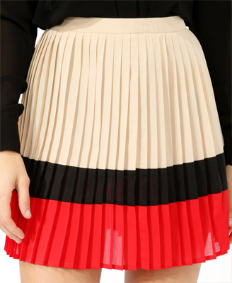 Pollera plisada