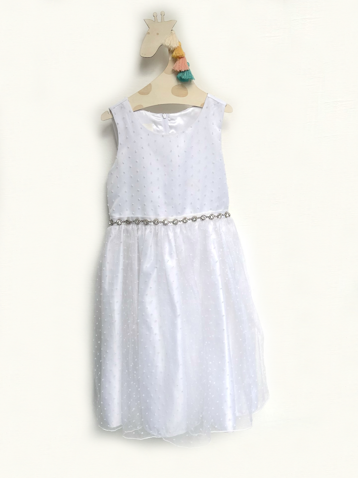 Vestido en plumeti