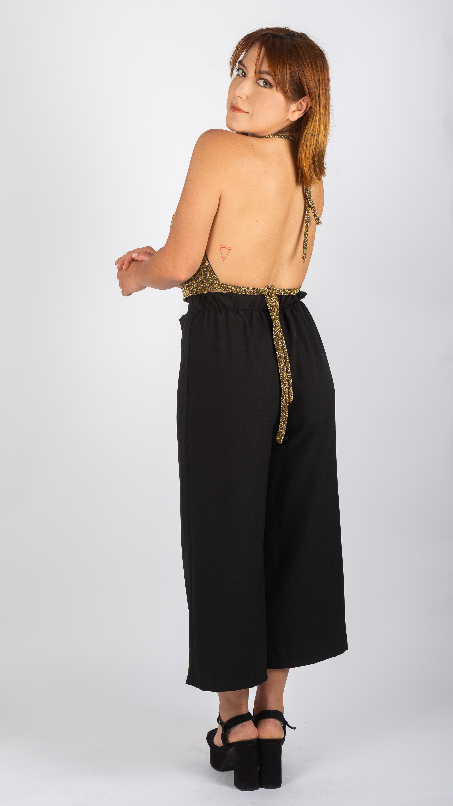 Culotte negro con lazo