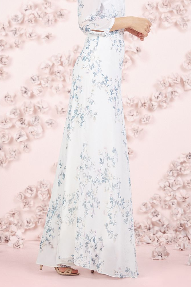 Pollera floreada