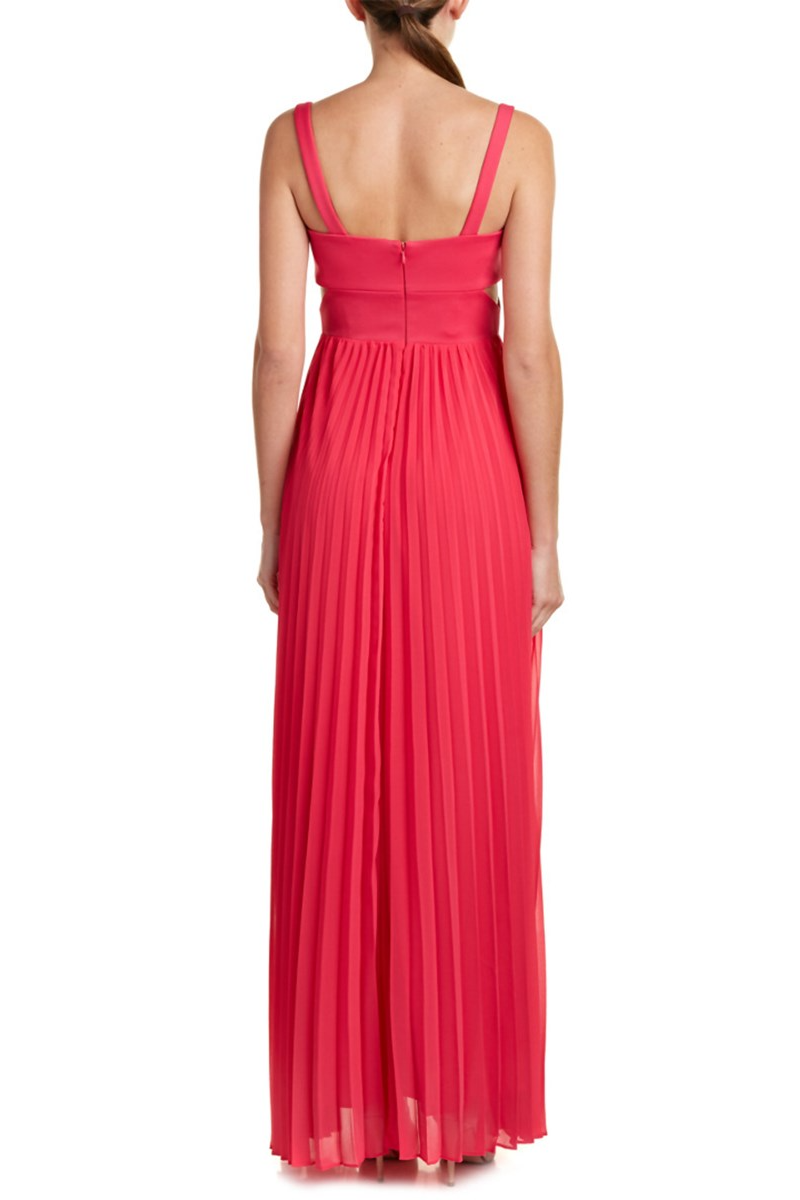 Vestido con falda plisada