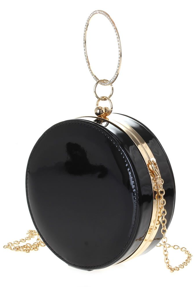 Clutch negro circular